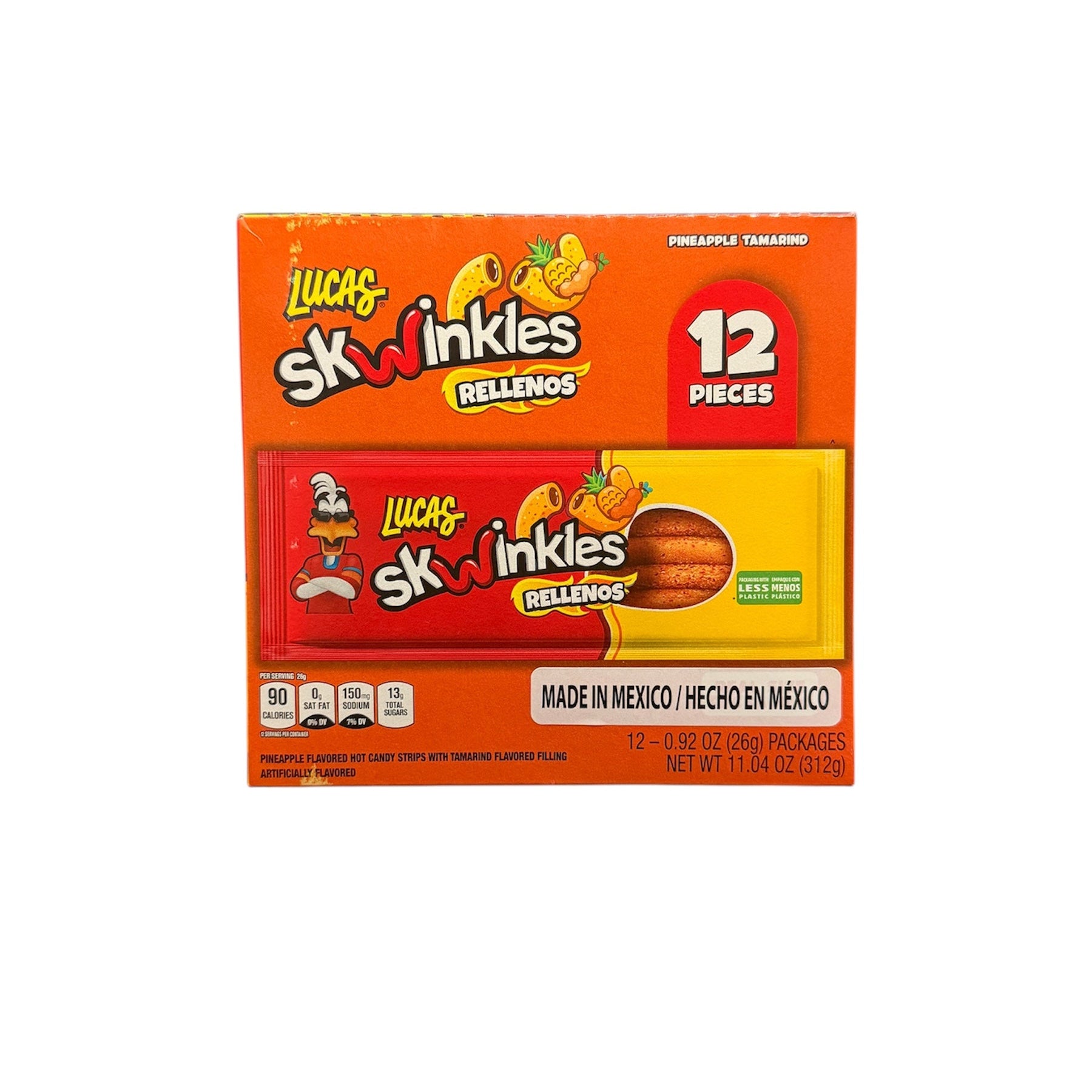 LUCAS SKWINKLES RELLENOS PIÑA/TAMARINDO