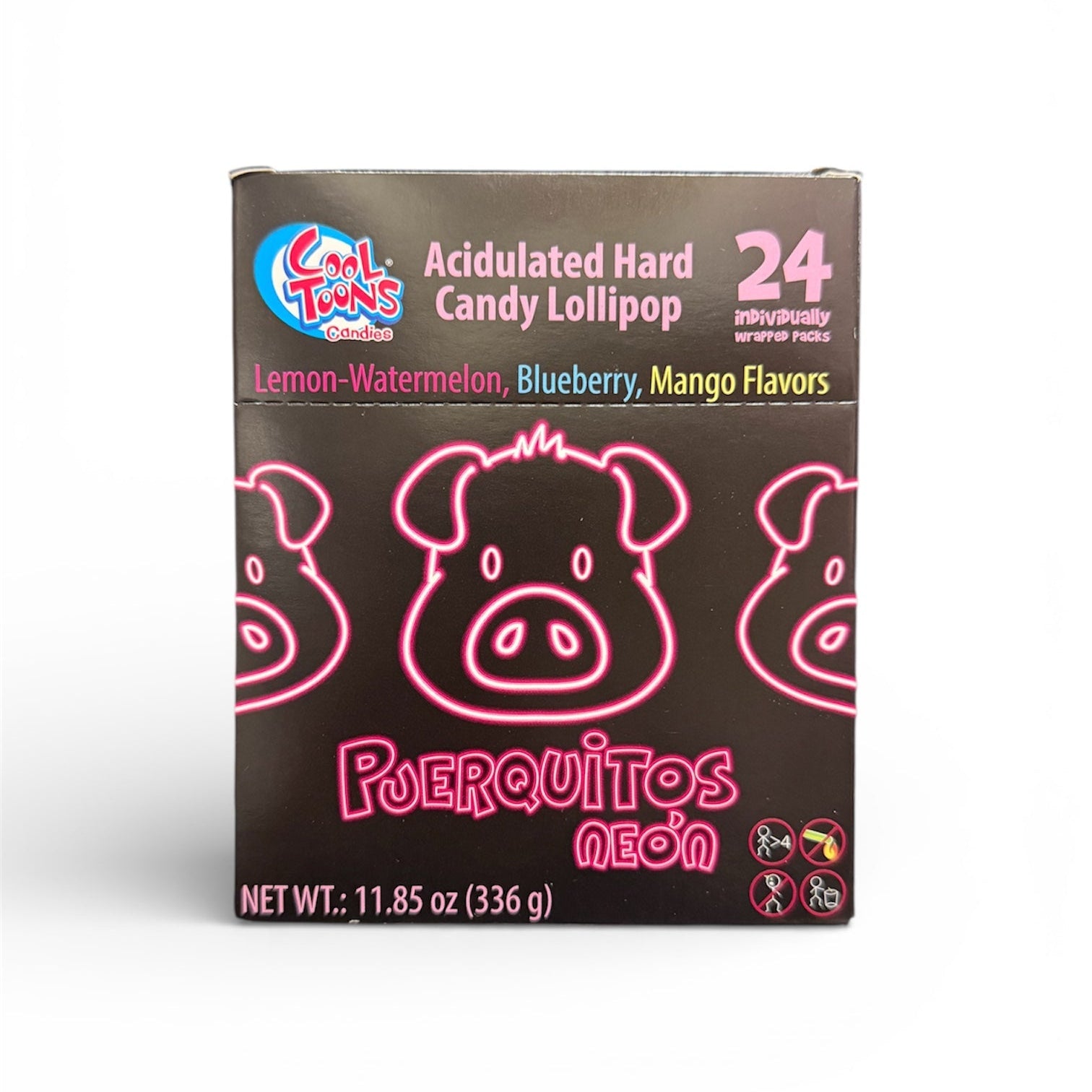 PUERQUITOS NEON 24pcs