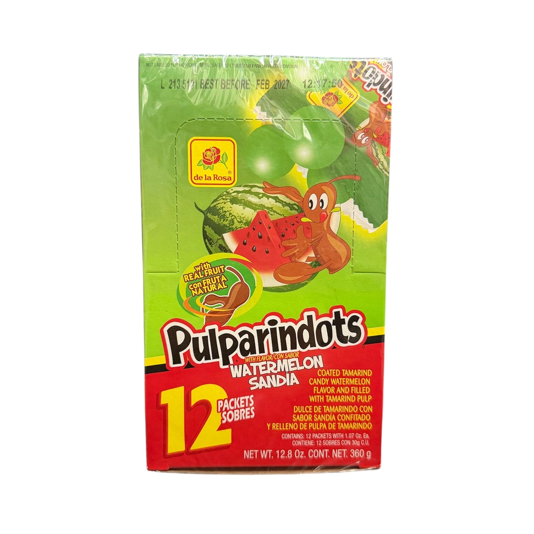 PULPARINDOTS SANDIA 12 sobres