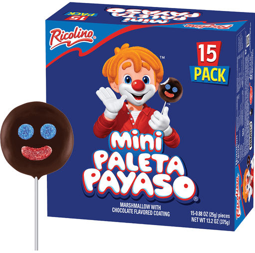 PALETA PAYASO 15 piezas